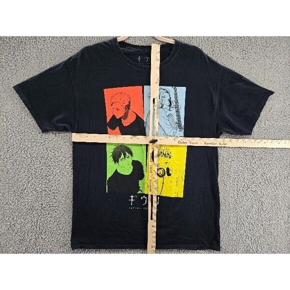 Given Committee Anime Shirt Mens Large Black Natsuki Kizu Shinshokan Graphic Tee - Picture 5 of 5